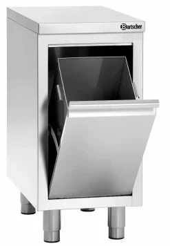 Edelstahl Abfalleimerschrank 700A1, 28 Liter