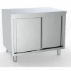 Edelstahl Arbeitsschrank mit Schiebetüren 1000x600mm