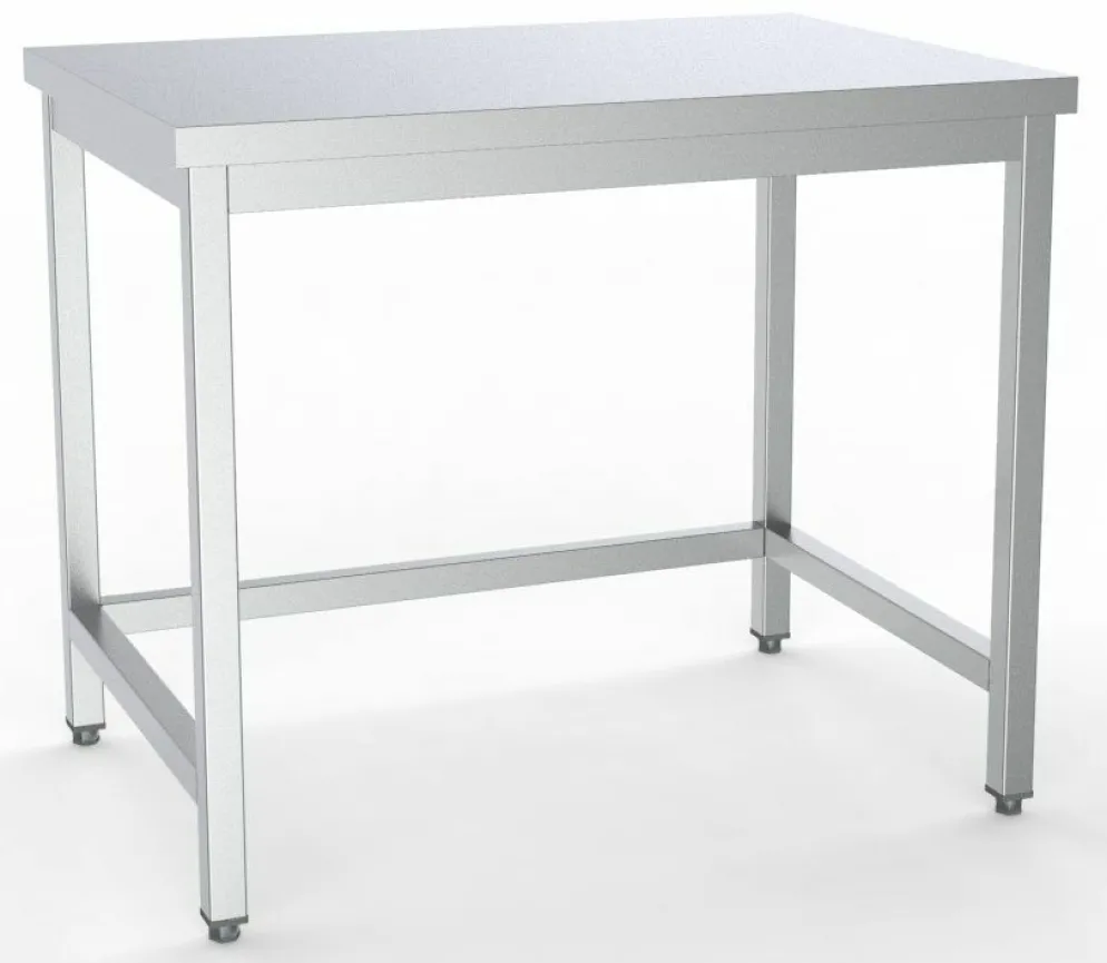 Edelstahl Arbeitstisch 1600x600mm ohne Grundboden