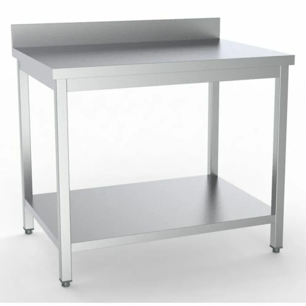 Edelstahl Arbeitstisch 1800x700x850mm mit Aufkantung