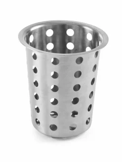 Edelstahl Besteckköcher Korb ø97mm