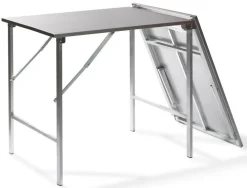 Edelstahl Caterer Arbeitstisch aufklappbar 200x80x90cm
