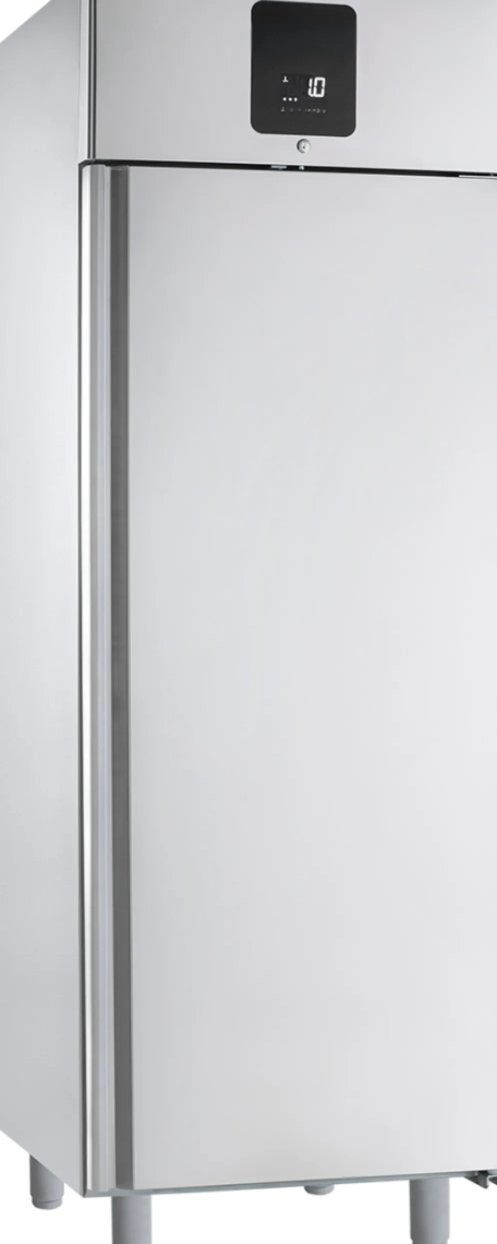 Edelstahl-Gewerbe Fischkühlschrank KU 722 GN 1/1
