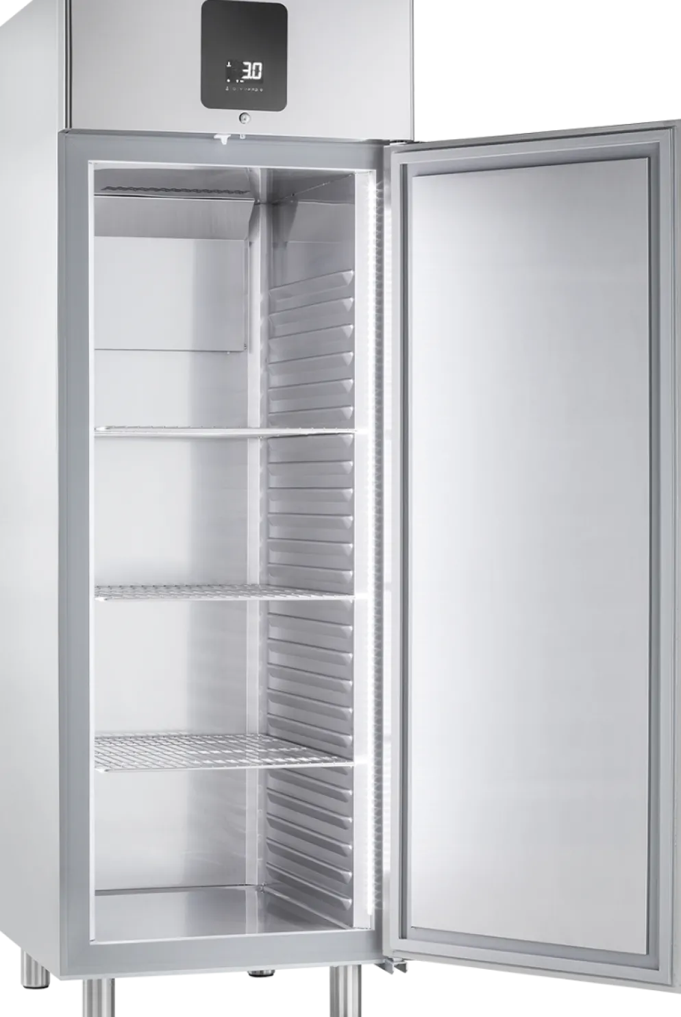 Edelstahl-Gewerbekühlschrank KU 722 GN 2/1