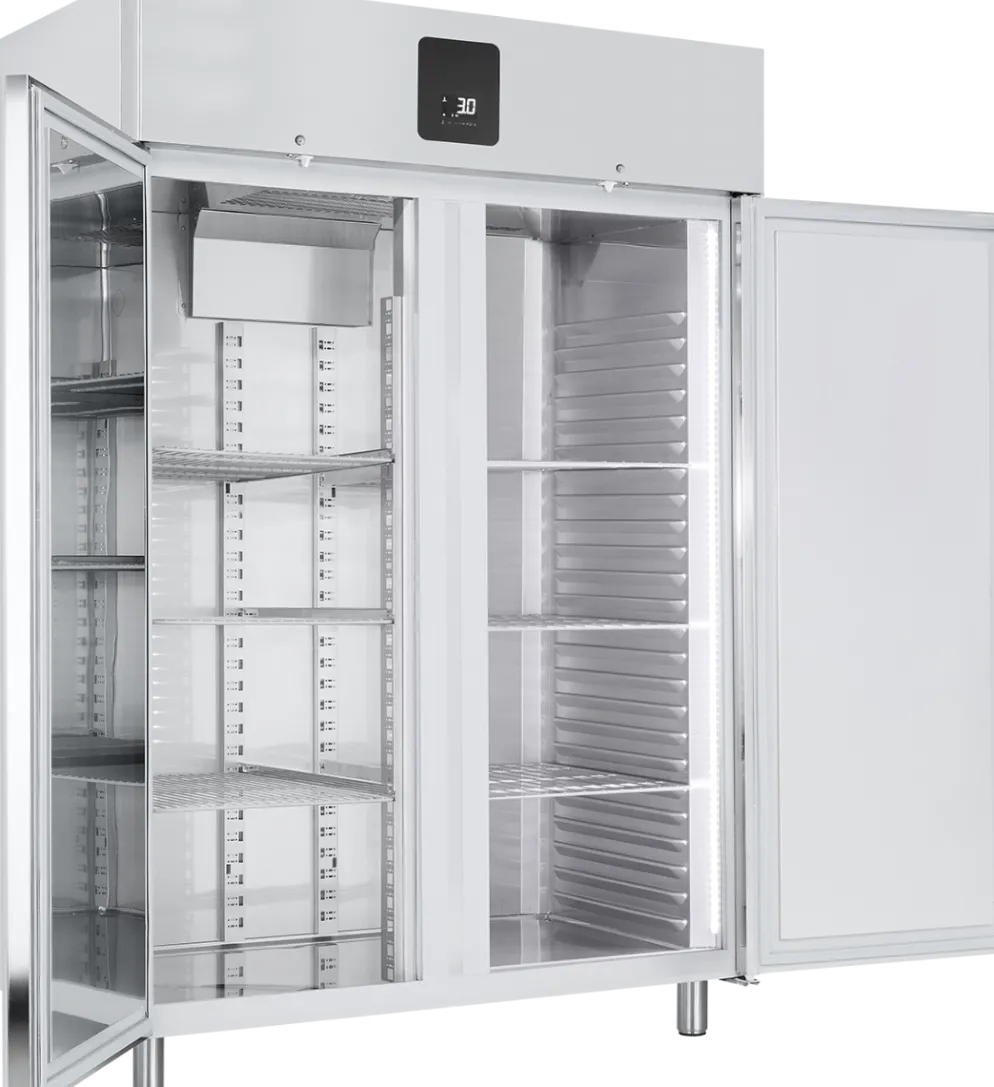 Edelstahl-Gewerbekühlschrank KU 1422 GN 2/1