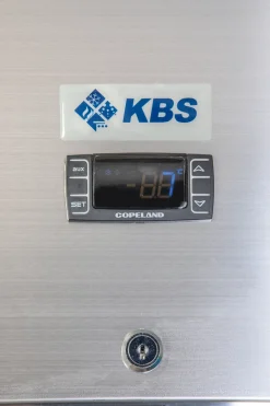 Edelstahl Gewerbekühlschrank mit Glastür KU 356 G