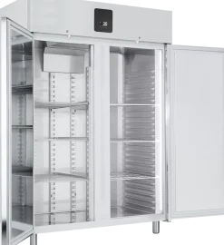 Edelstahl-Gewerbetiefkühlschrank TKU 1422 GN 2/1