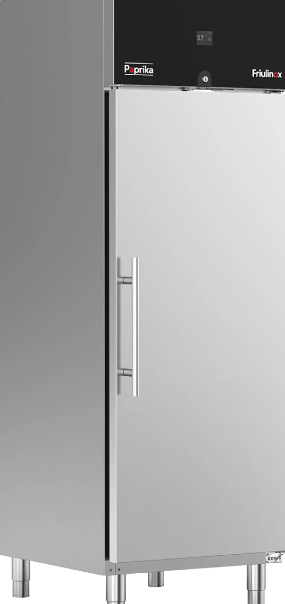 Edelstahlkühlschrank KU 727 Paprika GN 2/1, 700x900x2080 mm