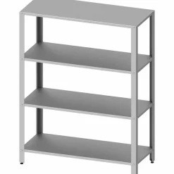 Edelstahl Regal ECO 1000x400x1800mm, Selbstmontage