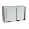 Edelstahl Wandhängeschrank mit Schiebetüren, 2000x400x660mm
