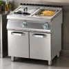 Elektro-Doppelfritteuse FE-780/13E mit Unterschrank 2x 13 Liter, 19,8 kW, 400 V