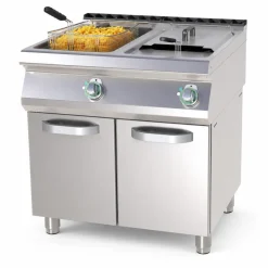 Elektro-Doppelfritteuse FE-780/17E mit Unterschrank 2x 17 Liter, 27 kW, 400 V