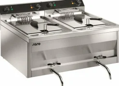 Elektro Fritteuse GASTROLINE 9+9V, 2x 9 Liter, 12kW
