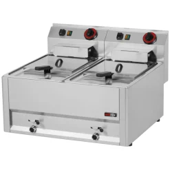 Elektro-Fritteuse RED600 2x 8 Liter, 12kW 400V, Breite 660mm