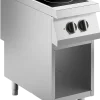 Elektro-Glaskeramikherd 8 kW mit 2 Heizzonen und offenem Unterbau