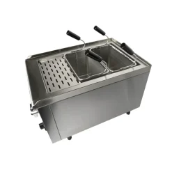 Elektro Nudelkocher 23L inkl. Körbe, Tischgerät 4,5 kW