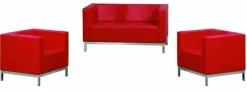 ELIPS Sofa 2 Sitzer Rot