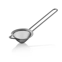 Feinmaschiges Sieb NOCTURN, Ø 9 cm, 25,5 cm, gun metal, Chromnickelstahl 18/8