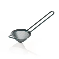 Feinmaschiges Sieb NOCTURN, Ø 9 cm, 25,5 cm, blau matt, Chromnickelstahl 18/8