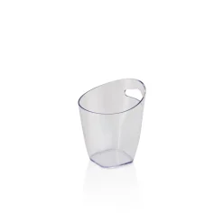 Flaschenkühler, Ø 9,5 cm, Höhe 11 cm, 0,4 Liter, transparent