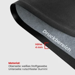 Fussmatte DIS10 für Diskretion mit Logo, 80x120cm