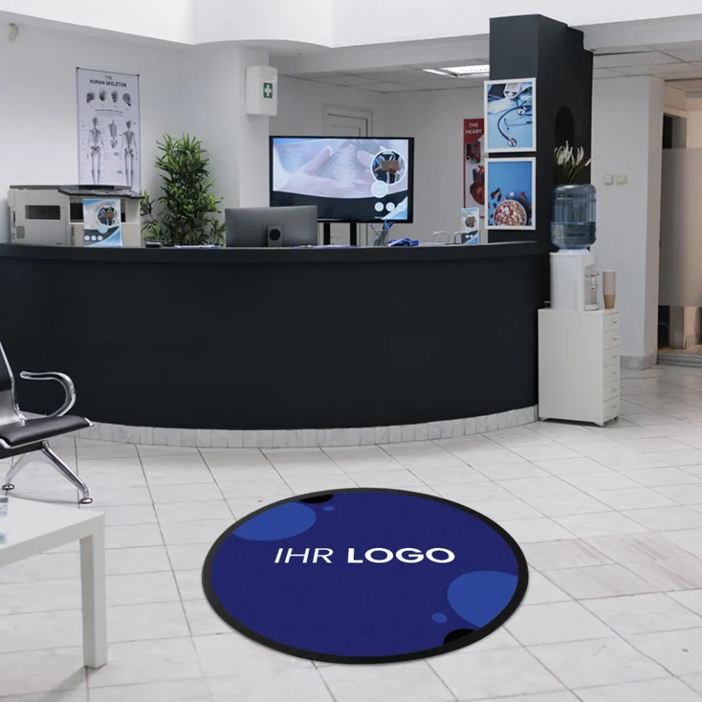 Fussmatte FML300 mit Logo, rund Ø 100cm