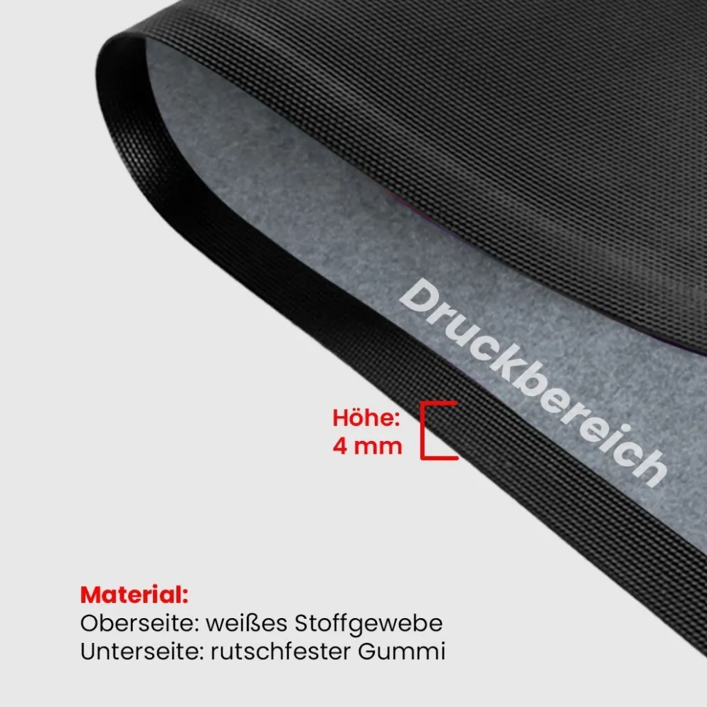 Fussmatte FML300 mit Logo, rund Ø 100cm