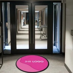 Fussmatte FML450 mit Logo, rund Ø 100cm