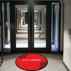 Fussmatte FML400 mit Logo, rund Ø 100cm