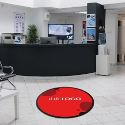 Fussmatte FML400 mit Logo, rund Ø 100cm