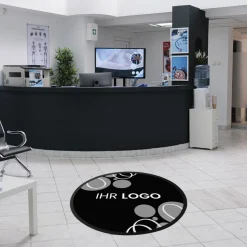 Fussmatte FML200 mit Logo, rund Ø 100cm