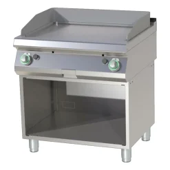 Gas-Grillplatte FTH-C-780G mit Unterbau, glatt, verchromt, 14 kW