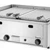 Gas-Lavastein-Tischgrillgerät 70, mit Grillrost für Fleisch, B 660 x T 570mm