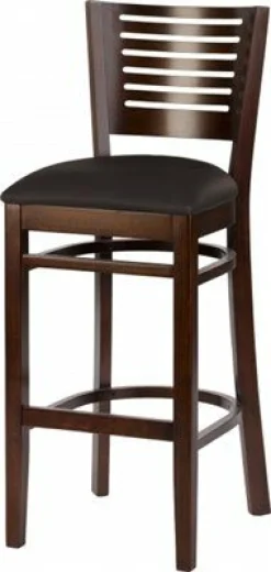 Gastro Barhocker Emiliy Sitz in schwarz