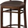 Gastro Barhocker Emiliy Sitz in braun