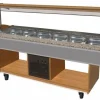 Gastro Buffet Salatbar für 6x GN1/1, 2200 x 900 x 850 / 1350 mm