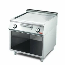 Gastro M 700 Elektrische Grillplatte GM70/80 FTES-CR, glatt, verchromt