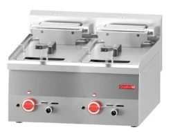 Gastro M Elektro Fritteuse 2x10L, 600x600x280mm, 15kW, 400V