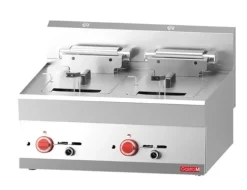 Gastro M Elektro Fritteuse 2x10L, 700x650x280mm, 15kW, 400V