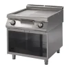 Gastro M elektro Grillplatte glatt&gerillt verchromt, 800x700x850mm, 10,8kW