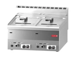 Gastro M Gas Fritteuse 2x8L, 600x600x280mm, 13,6kW