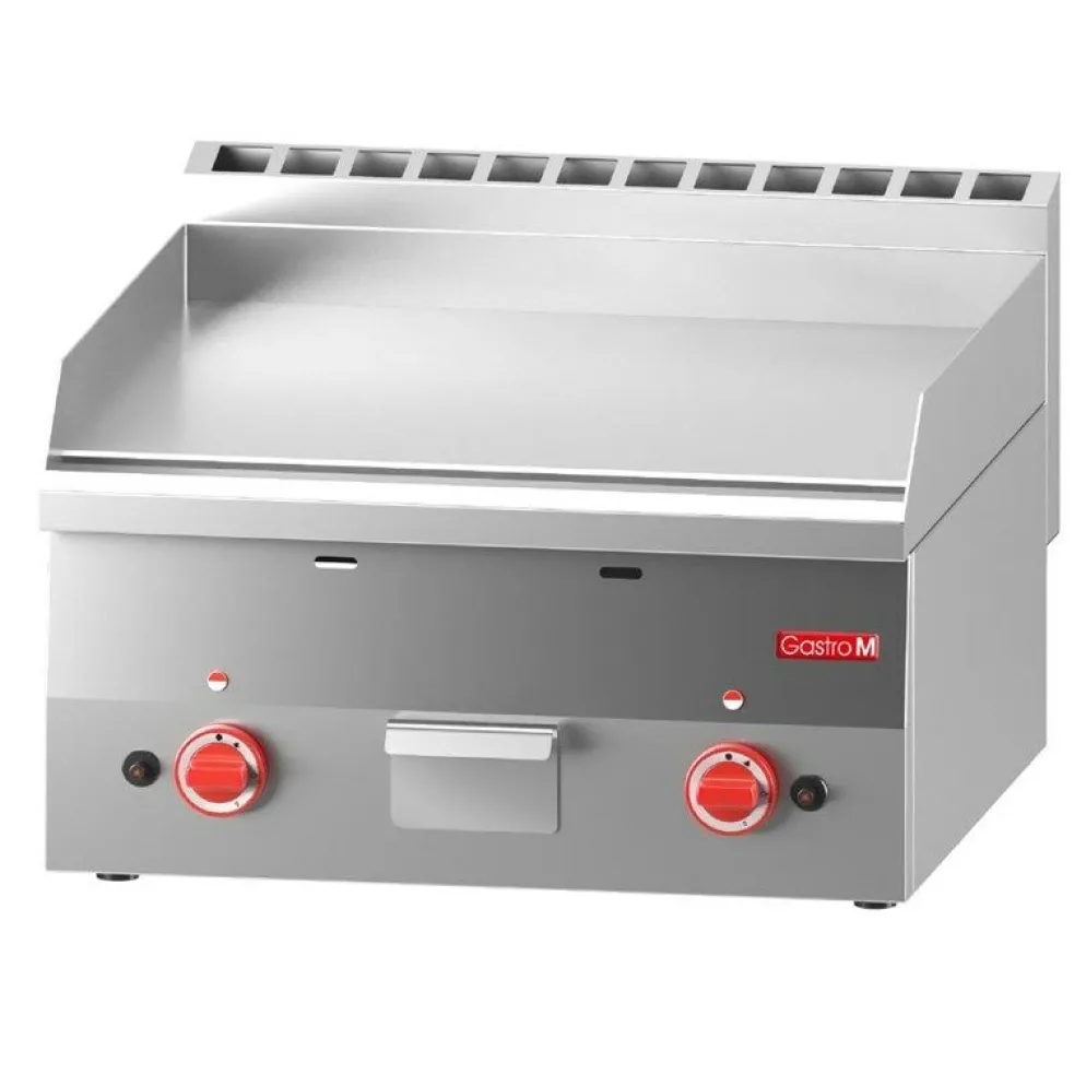 Gastro M Gas Grillplate glatt 600x600x280mm, 10,4kW