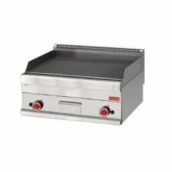Gastro M Gas-Grillplatte Stahl, glatt, 700x650x280mm, 11,4kW