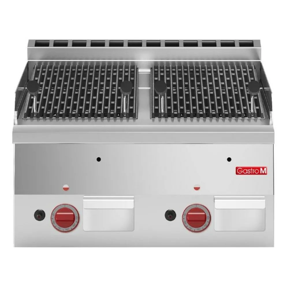Gastro M Gas-Lavasteingrill, 600x600x280mm, 11kW