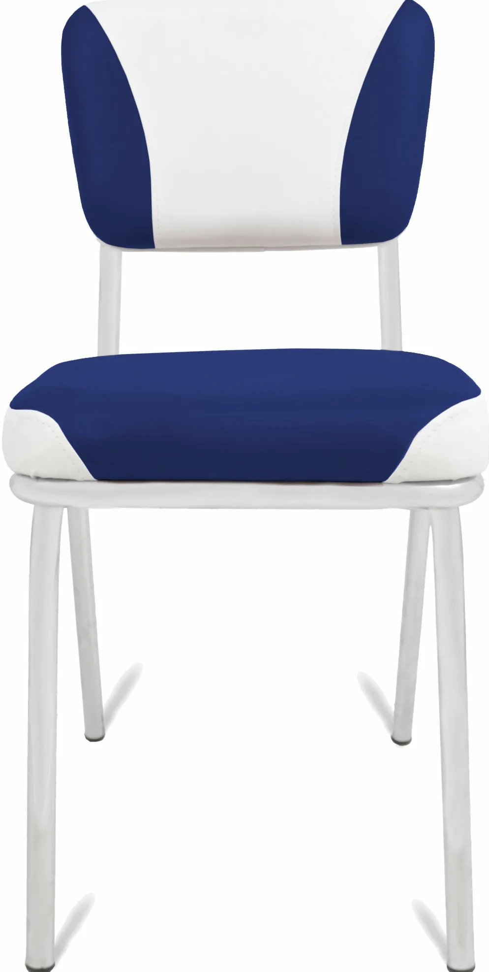 Gastronomie Cafe Stuhl California blau, weiss