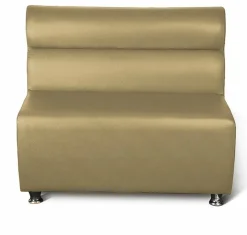 Gastronomie Sitzbank Cafe1 beige, Länge 100 cm, Höhe 90 cm