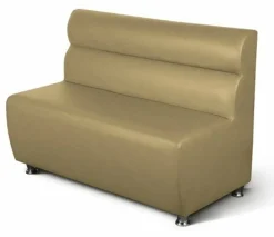 Gastronomie Sitzbank Cafe1 beige, Länge 100 cm, Höhe 90 cm