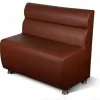 Gastronomie Sitzbank Cafe1 braun, Länge 100 cm, Höhe 90 cm