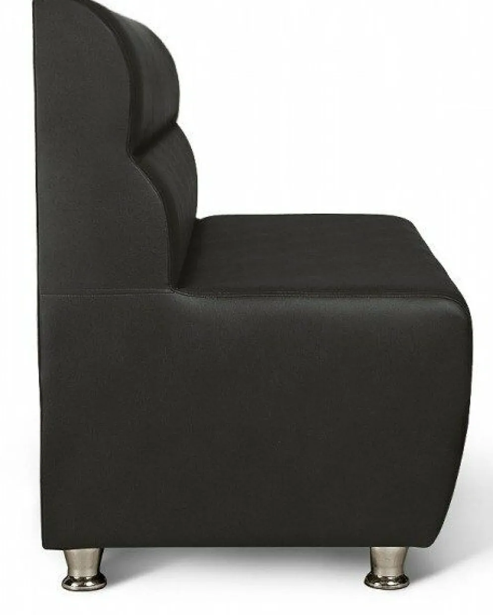 Gastronomie Sitzbank Cafe1 schwarz, Länge 100 cm, Höhe 90 cm