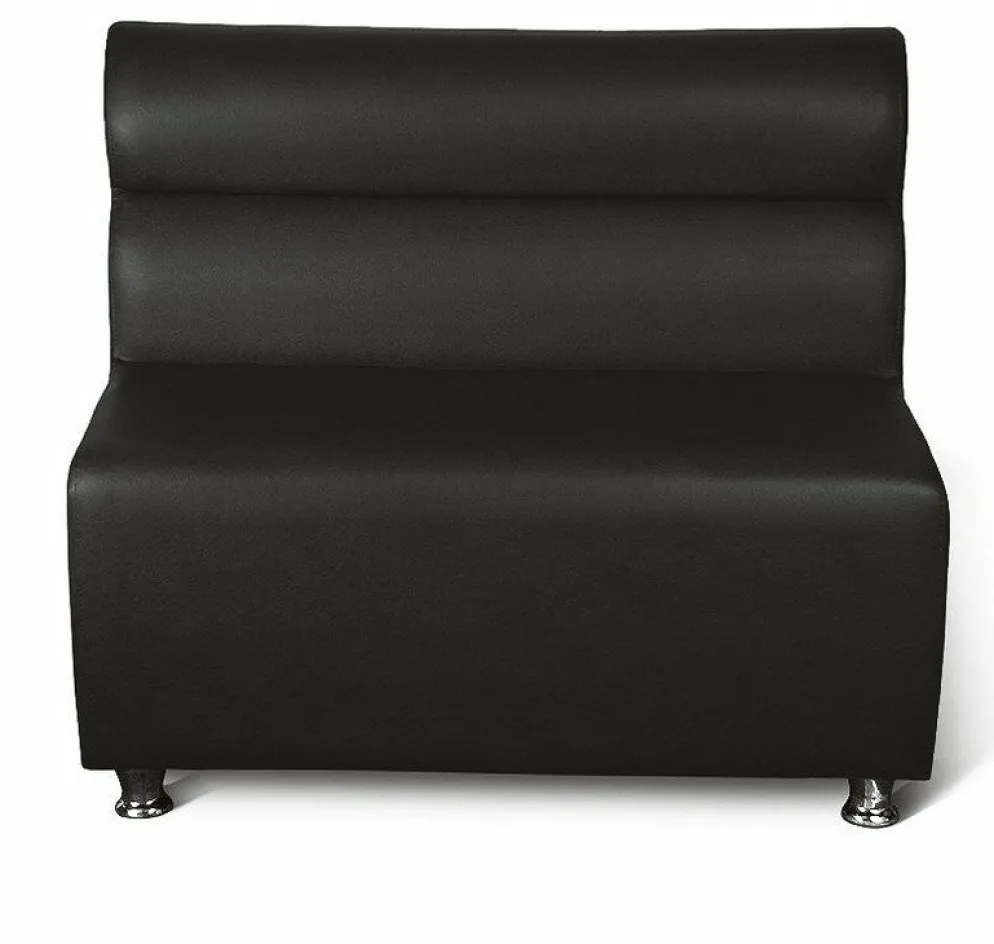 Gastronomie Sitzbank Cafe1 schwarz, Länge 100 cm, Höhe 90 cm